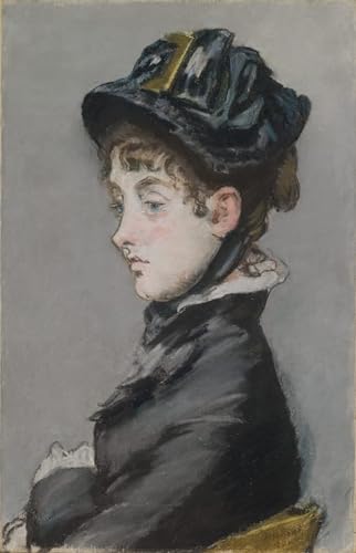 Impression sur toile Madame Guillemet par Edouard Manet - Affiche décoration salon 60x90cm