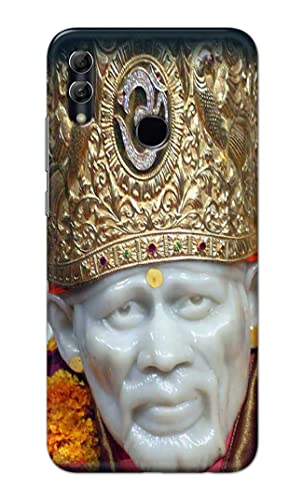 Image of PRINTFIDAA Sai Baba Lord Shiridi Great God Hinduism Hindu Religious Printed Designer Hard Case for Huawei P Smart (2019) / Honor 10 Lite, Pot-LX1 / POT-LX1AF Back Cover -(e) RPM1005