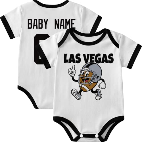 Image of KREDE Baby Clothes Custom Short Sleeves for Baby Boy Gifts | Custom Bodysuit with Number Name Gifts for Baby