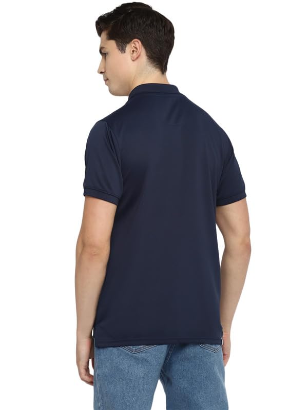 Image of Southern Alps Polo Collar T-Shirt with Moisture Wicking for Men
