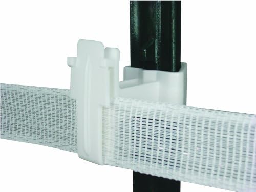 T-Post Polytape Insulator, 2-Inch, White image 4