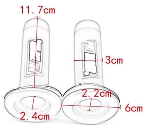 NICOLIE 7/8 ’Motorrad Gel Bremsgummi Lenkergriff Für Yamaha Moto Crf Exc YZF Pro Taper Moto Cross Pit Bike - 9