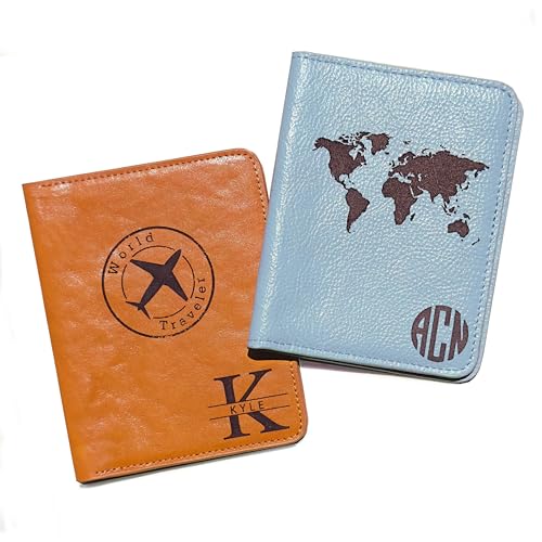 Personalized passport holder – premium genuine leather cover