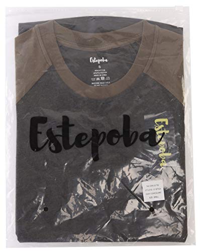 Estepoba Mens Soft Breathable Tagless Athletic Outdoor Active Sports Hiking Baseball T-Shirts H.rusty/H.charcoal 2Pack M #TOP6