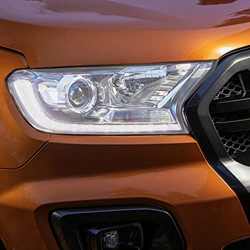 OPisuda Auto koplamp beschermfolie transparant zwart TPU film accessoires, Voor Ford Ranger T6 2015-heden: - Image 3