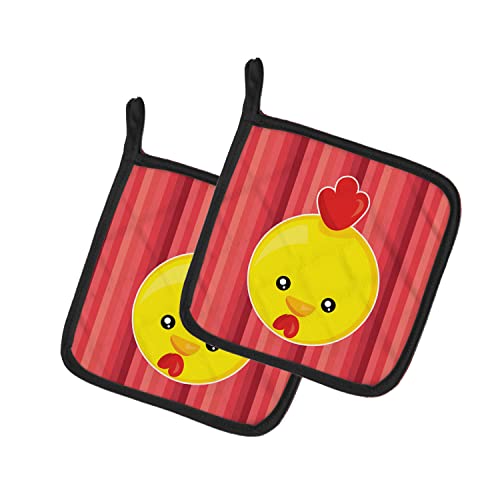 Agarraderas de pollo para decorar tu cocina con estilo alegre y proteger tus manos 2