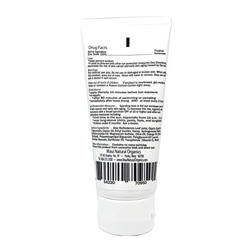 Maui Naturals Maui Surfer Honey All Natural Sunscreen Lotion SPF 30 Reef Safe 3 ounces