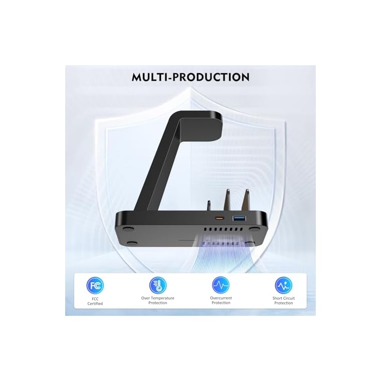 Wireless Charger for iPhone - 5 in 1 Charging Station for Multiple Devices Apple: Fast Wireless Charging Stand Dock for iPhone 17 16e 16 15 14 13 12 Pro Max Apple Watch Airpods - Image 6