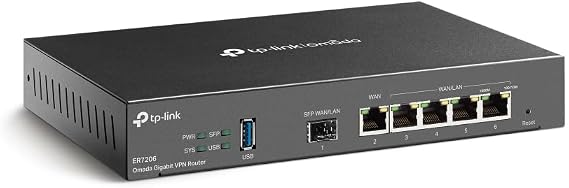 TP-Link TL-ER7206, SafeStream Gigabit Multi-WAN VPN Router