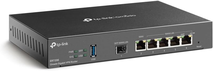 TP-Link TL-ER7206, SafeStream Gigabit Multi-WAN VPN Router