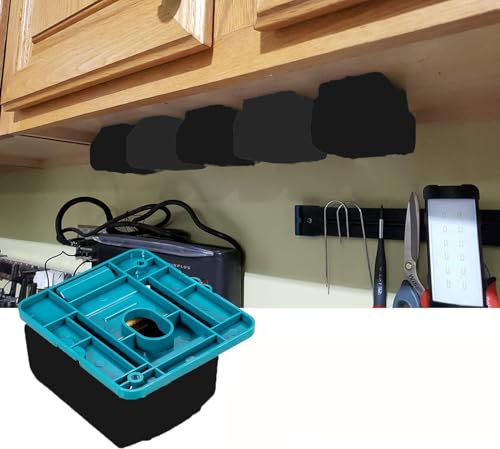 5 Pack Battery Holder for Makita 18V Battery Mounts Dock Holder Fit for BL1860 BL1850 BL1840 BL1830(w/10 Screws)