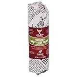 Alef Sausage Uncured All Natural Fresh Premium Wagyu Beef Salami - Artisan Charcuterie, Gluten Free, Nitrite Free, Paleo & Keto Friendly, Gourmet Air Dried Meat Snacks, 7 Oz Pack Of 1 (Not Sliced)
