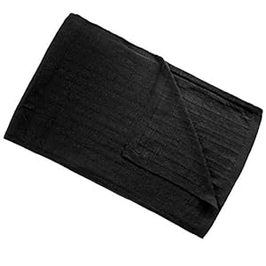 100% Baby Alpaca Lightweight Scarf ~ Natural Fiber Wrap for Women ~ Black