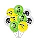 Ben 10 Birthday Party Decorations , Birthday Party Supplies For Ben 10 Includes The Ben 10 Inspired Happy Birthday Banner - Cake Topper - 12 Cupcake Toppers - 18 Balloons