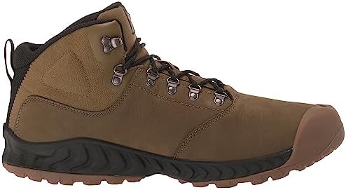 KEEN Men's NXIS Explore Mid Height Waterproof Fast Packing Hiking Boots, Dark Olive/Black, 10 | Image 5