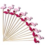 PuTwo Cocktail Picks Handmade Bamboo Toothpicks 100ct 4.7