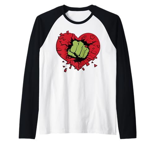 T-shirt Hulk Marvel confortable style raglan pour éviter les hauts basiques
