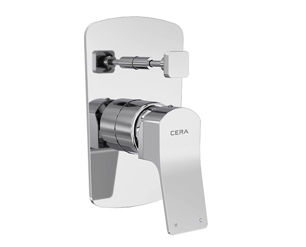 CERA SYLVINA Exposed Part of 5 Way(Zamak Flange) | Brass | Chrome Plating : Everlasting Shine/Easy to Clean/Resists Stains | Sylvina | Wall Mount | Chrome | F1021711CH (B0D5MHTQRX) Amazon Price History, Amazon Price Tracker