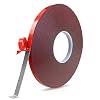 DGSL Double Sided Tape Heavy Duty - 0.39" x 108 FT, Waterproof Removable Adhesive Mounting Tape, Strong Double Stick Foam Tape for LED Strip Lights, Automotive, Home Office Decor, Black