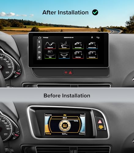 APEXNAV 10.25" CarPlay Radio for Audi Q5 SQ5 (09-17) Concert & Symphony - image 3