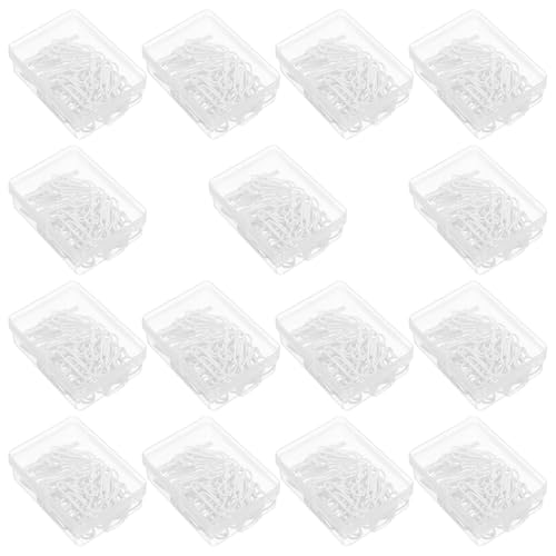 Trombones métalliques blancs 28 mm pinces de bureau pour organisation scolaire