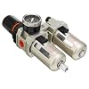 Luchtfilterregelaar AC3010-03 3/8 inch BSP Luchtcompressor Filter Waterscheider met legering Mechanische regelaar Gauge…