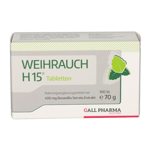 Bios Medical Services Weihrauch H 15 Tabletten, 100 Stück