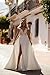 Chiffon Wedding Dresses for Bride V Neck Mermaid Lace Appliques Long Sexy Bridal Gown with Train Ivory US14