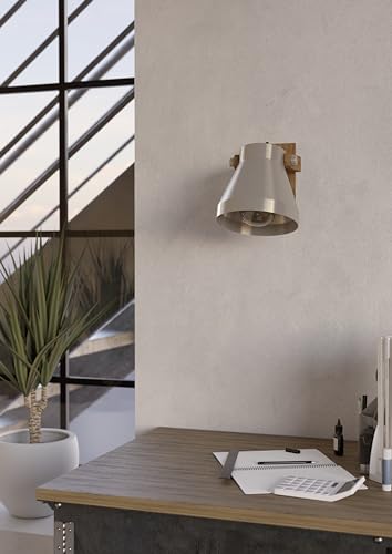 Eglo Wall Light Fixture Cawton, Indoor lamp with Adjustable spot, Living Room and Bedroom Lighting - Image 3