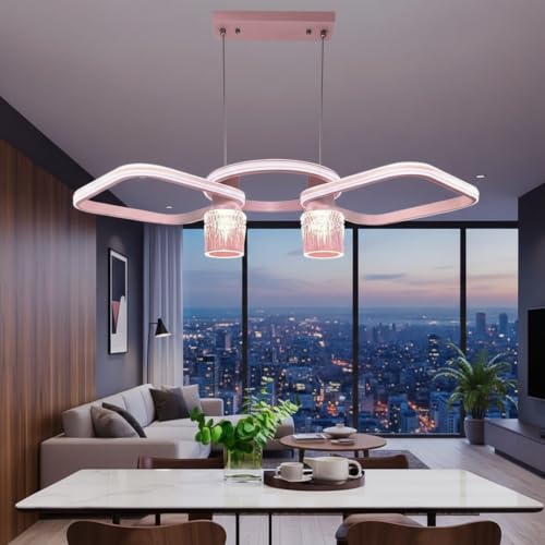 Image of LED Chandelier Light for Living Room Ceiling, Hanging Light for Dining Table, Hanging Light for Home Decoration, Jhumar /Jhoomer for Hall Ceiling (Cool, Warm and Natural White)