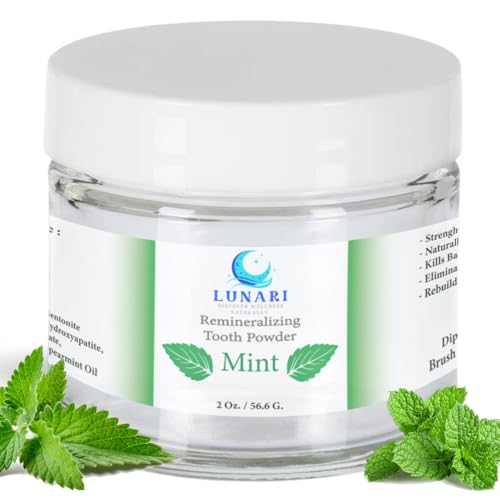 Remineralizing Mint Nano-Hydroxyapatite Tooth Powder for Sensitive Teeth – Natural Fluoride-Free...