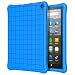 Produktbild MoKo Hülle Kompatibel mit All-New Fire HD 8 Tablet and Fire HD 8 Plus Tablet (10th Generation, 2020 Release), Leichte rutschfeste Stoßfeste Silikon Schutzhülle Protector Case - Blau