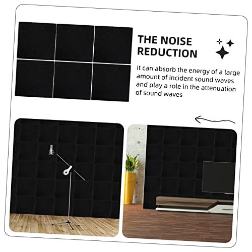 6 paneles absorbentes de sonido para reducción de ruido, paneles acústicos de fibra de poliéster para paredes, para estudios, Ktv y aulas, ligeros, duraderos y fáciles de instalar miniatura 5