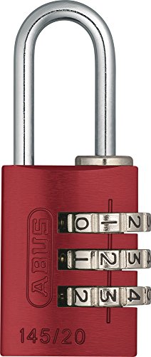 Abus 145/20_ROJO Candado, M