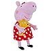 Jemini 023164 Peppa Pig Peluche +/-20 cm avec Robe Rouge à Pois