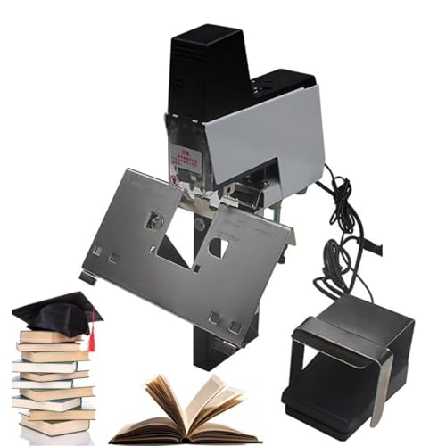 Heavy Duty Stapler, Riding Stapler, Electric Saddle Stapler with Pedal, 2-30 Sheets Automatic Rapid Stapler, 9 Levels Binding Pressure Adjustable