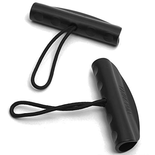 Alça de transporte, Andoer 2 unidades Kayak Carry Pull Handle with Cord Pad Eyes Screws for Canoe Bo