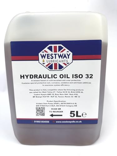 Hydraulic Oil ISO 32 HLP 32 5 Litres 5L