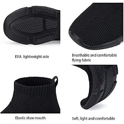 Men's Running Shoes Comfortable Lightweight Breathable Walking Shoes Mesh Workout Casual Sports Shoes