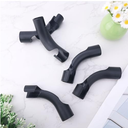 Image of 5pcs Hose Bender for Racing Fuel Tanks, Premium ABS Gas Can Hose Bender Replacement and Accessories for Racing Fuel Jug Gasoline Tanks Public Containers(Black)