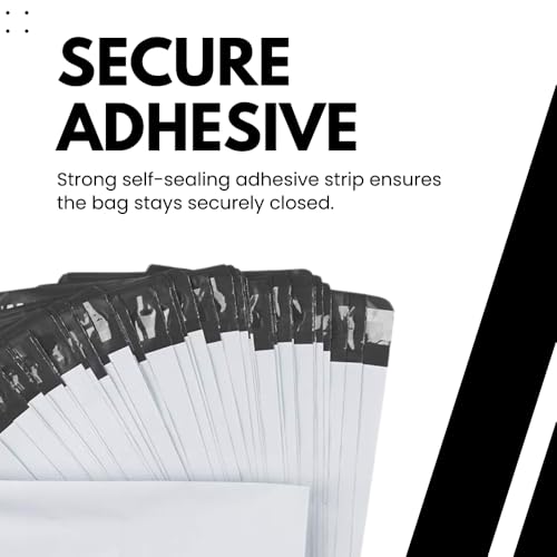 Image of Securement Manufacturer Details Printed Economy Courier Bags without POD Pouch (8 x 10 Inches) -100 Bags