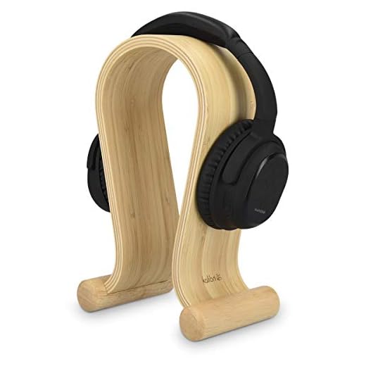 kalibri Supporto Porta Cuffie in bambù