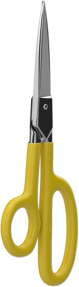 Klein Tools 22003 Premium Forged High-Leverage Utility Shear, Made in USA, 8-Inch Heavy-Duty Scissors with Serrated Edge and Extended High-Leverage Handles, Cuts Rubber, Light Metals, Insulation