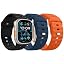 Black + Orange + Deep Navy Blue