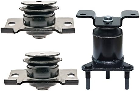 Compatible with Nissan Frontier, Xterra, Pathfinder 2005-2014 2WD 4.0L Motor Mount Set 3PCS : A4344, A4344, A4343 - K0709