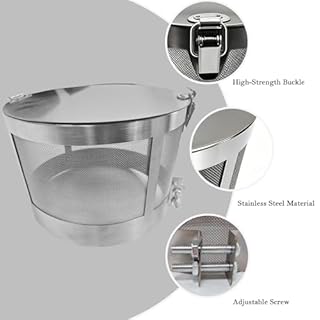 Smart Meter Cover E mf Blocker for Home WiFi Blocker Faraday Cage E mf Blockers for Home EMP Protection R F-R adiation S hield Guard Stainless Steel 304 Faraday Box Large E M F Protection