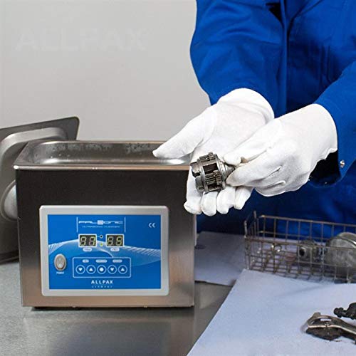 Allpax PALSSONIC Ultraschallreiniger 3 Liter - schallgedämmter Hochleistungsreiniger mit integrierter Heizung - Edelstahl-Gehäuse