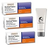 Schlaftabs Ratiopharm Sparset - 3 x 20 Tabletten - inkl. einer pflegenden Handcreme der Rathaus Apotheke, 60.0 stück