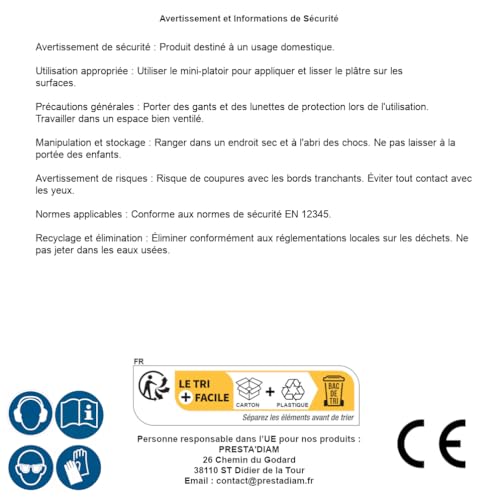 Silverline 967556 Mini-Putzkelle mit Weichgriff 200 mm