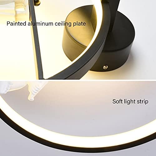 Wall Lamp Modern LED Wall Lamps Art Angel Bird Nordic Creative Wall Light for Living Room Bedroom Bedside Lighting Bracket Sconce Fixture (Corner Violin White Warm White)